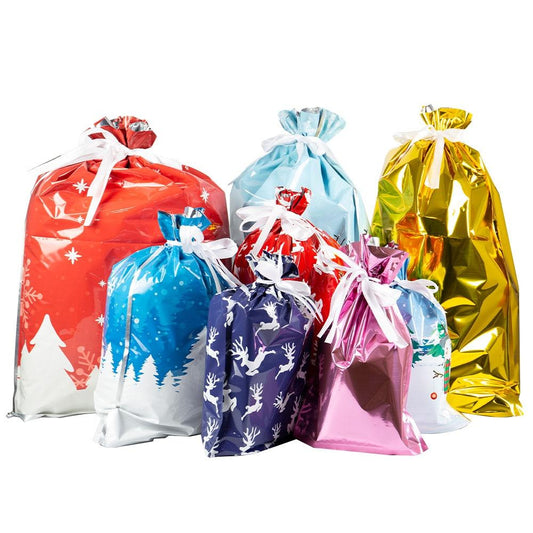 FestiveWrap - Feestelijke cadeauzakjes - snel inpakken zonder schaar of plakband | 50% KORTING