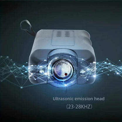 Draagbare blafcontrole, gloeiende ultrasone hondenverjager