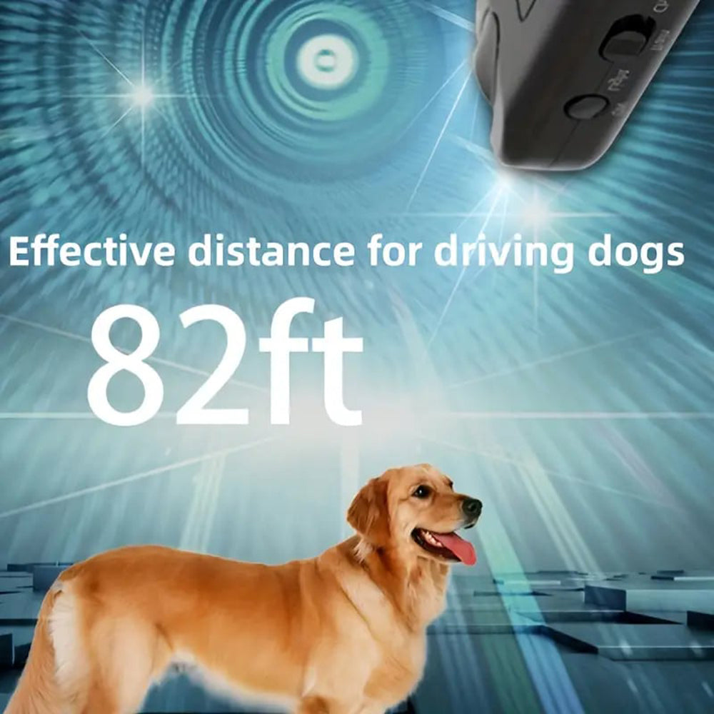 Draagbare blafcontrole, gloeiende ultrasone hondenverjager