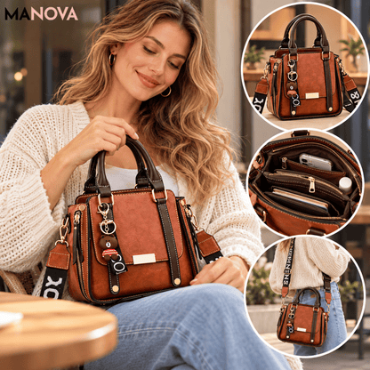 VintageCarry — PU-Leren Schoudertas | 50% KORTING