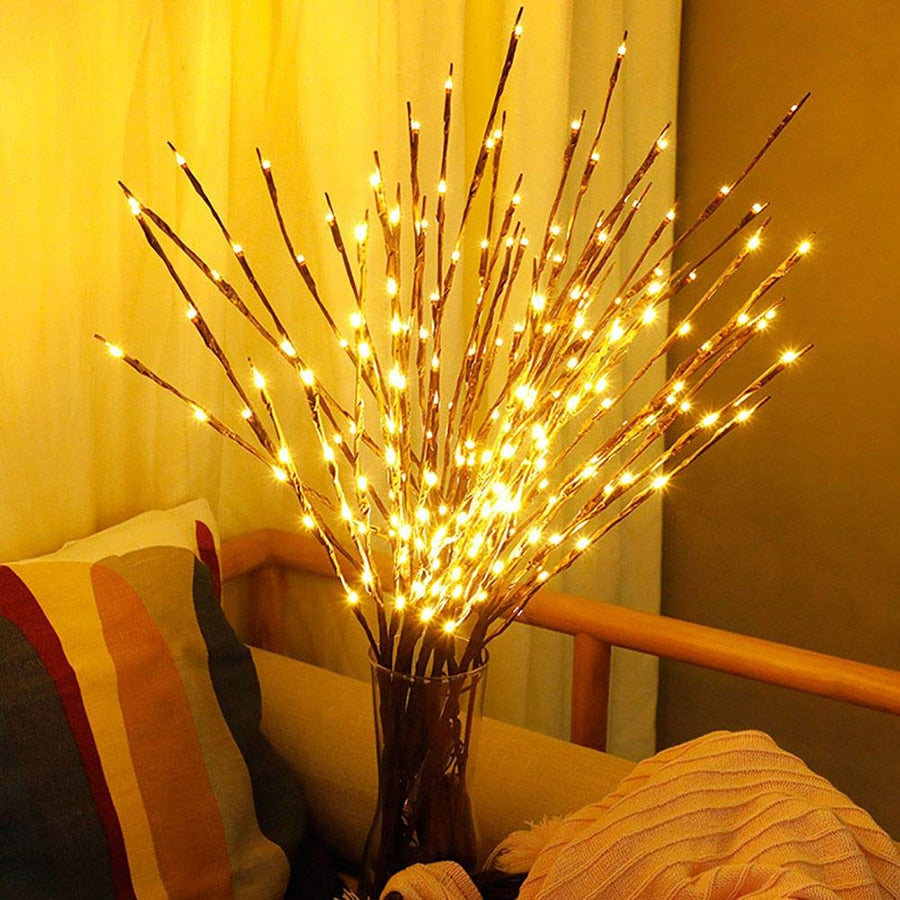 GlowWillow - Charmante LED-decoratie met wilgentakken | 50% KORTING