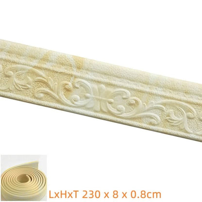 3D-sokkel - Zelfklevende 3D-wandbekleding Stroken x 230 cm