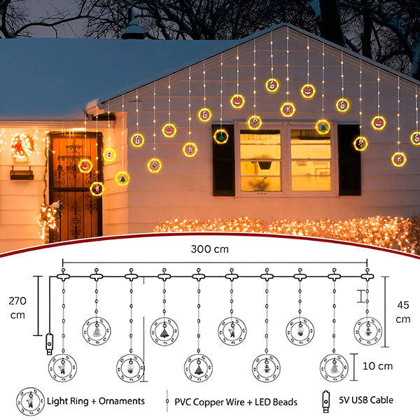 FestiveGlow – LED-kerstverlichting (3 m)