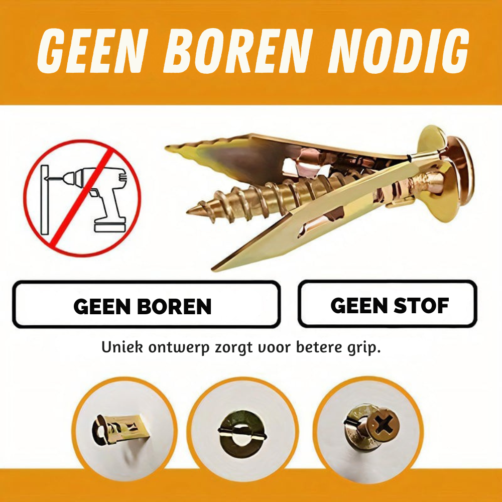 FixSecure – Sterke pluggen zonder boren | 100+100 GRATIS