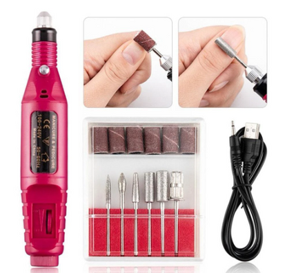 Nailpro™ 6 IN 1 - Elektrische Nagelfrees - Nagelvijl - Pedicureset - USB aansluiting