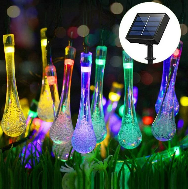 Solar Waterdruppels™ - Solar Partylights - Inclusief gratis zonnepaneel