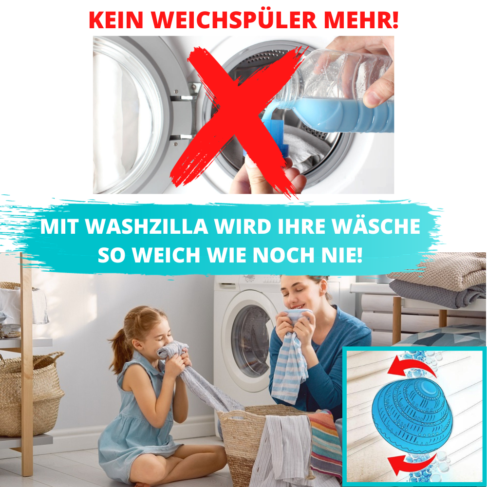 WashZilla™ biologische keramische wasbal | 50% KORTING