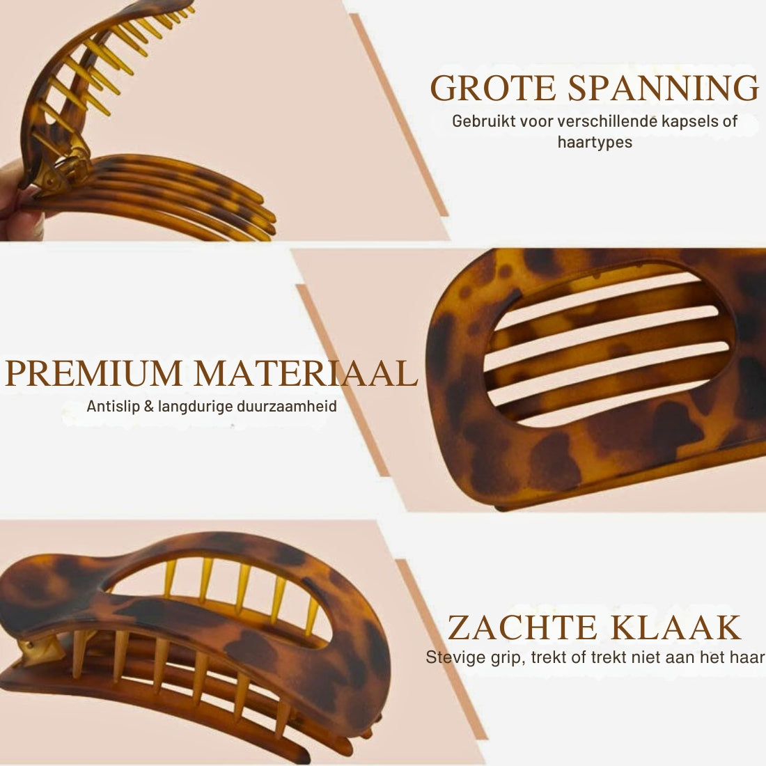 EleganceClip™ – Ovale Haarnadelset voor Stijlvolle Look in Slechts Enkele Seconden | 2+2 GRATIS