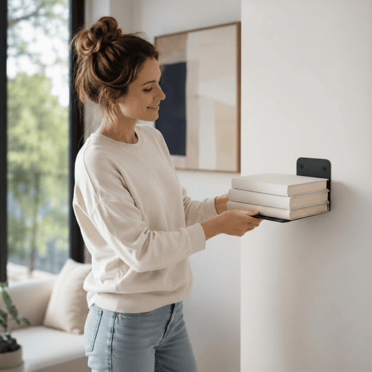 Booksy – Onzichtbare Wandplank die Ruimte Bespaart  | 1+2 GRATIS