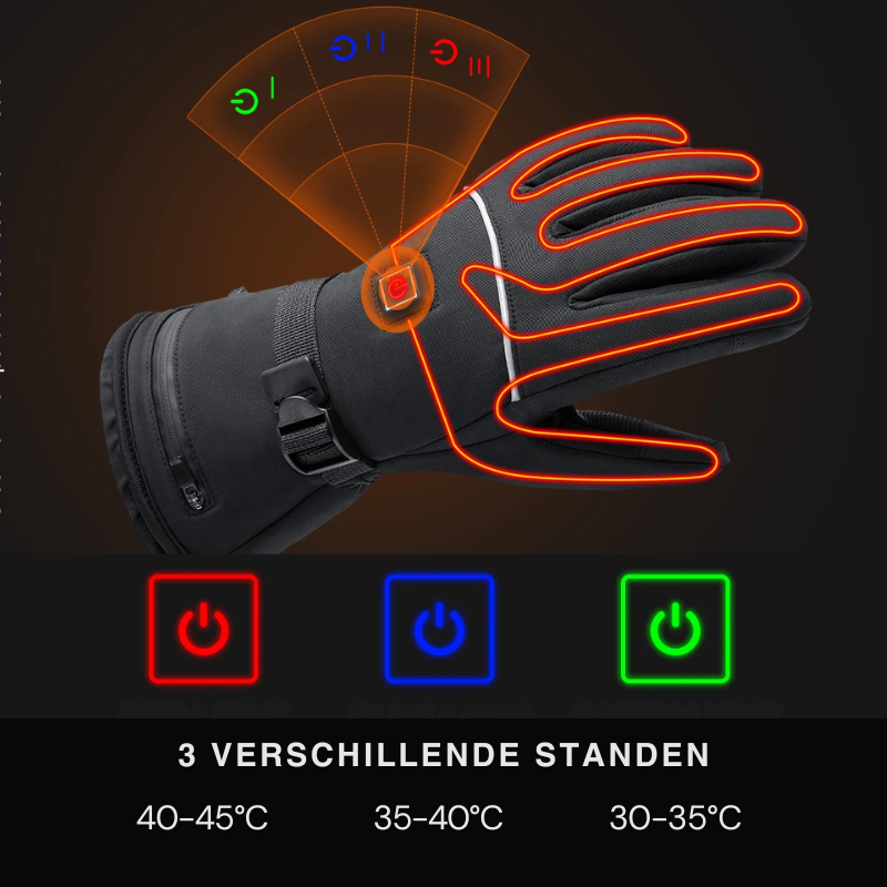 HeatFlex - Verwarmde handschoenen | 50% KORTING