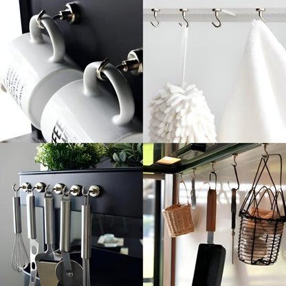 Magtasti – Supersterke magnetische haken (10 stuks) voor perfecte organisatie! | 1+1 GRATIS