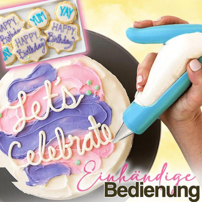 Taartdecoratiepen, multifunctioneel glazuurpistool