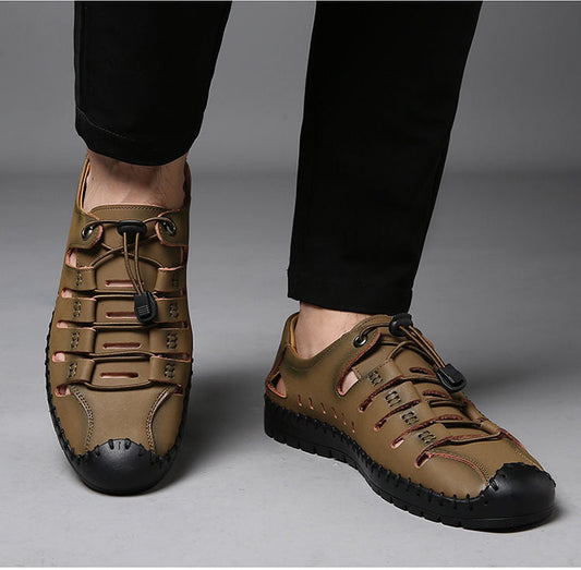 StrideFlex™ – Orthopedische Herensandalen met Ultiem Draagcomfort | 50% KORTING