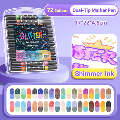 SparkArt – Glittermarker met dubbele punten