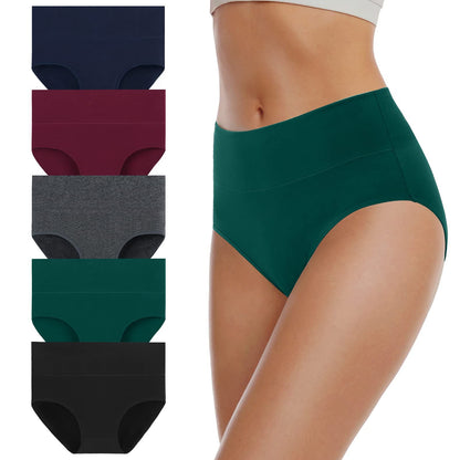 Alina - Katoenen ondergoed met hoge taille voor dames | 2+3 GRATIS