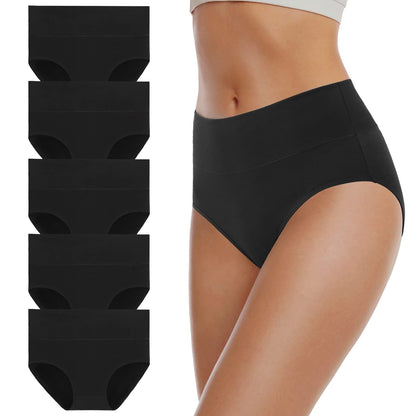 Alina - Katoenen ondergoed met hoge taille voor dames | 2+3 GRATIS