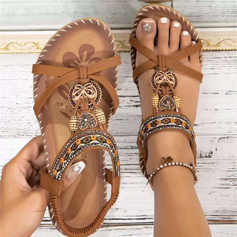 Nieuwe sandalen in bohemian-stijl