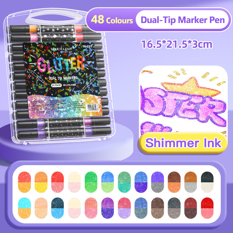 SparkArt – Glittermarker met dubbele punten