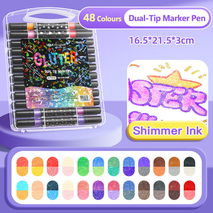 SparkArt – Glittermarker met dubbele punten