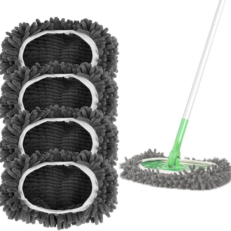 MopLux - 4 GRATUS herbruikbare navulpads voor dweilen | 50% KORTING