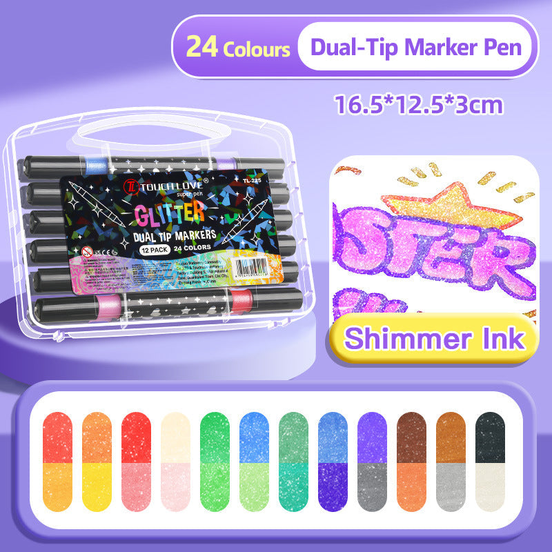 SparkArt – Glittermarker met dubbele punten
