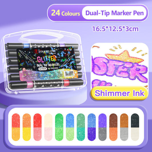 SparkArt – Glittermarker met dubbele punten