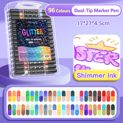 SparkArt – Glittermarker met dubbele punten