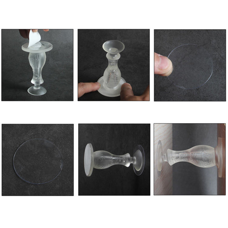 Transparante siliconen anti-botsing deurstop