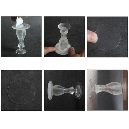 Transparante siliconen anti-botsing deurstop