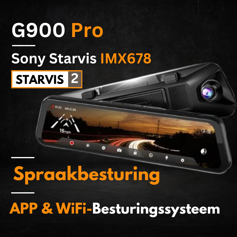 DriveView Pro  - 10” multifunctionele HD autorecorder |  50% KORTING