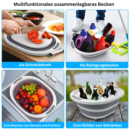 KüchenMeister - De draagbare multifunctionele opvouwbare wasmand | 50% KORTING