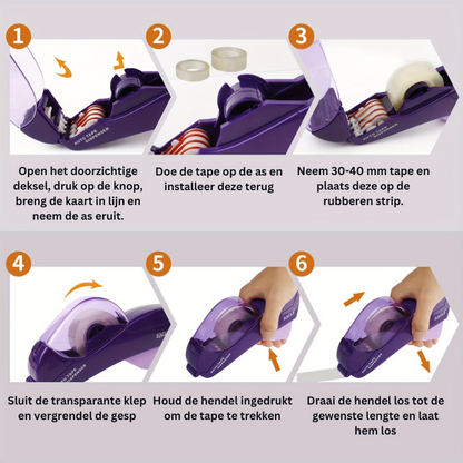 QuickWrap™ - Snel en gemakkelijk cadeautjes inpakken  | 50% KORTING