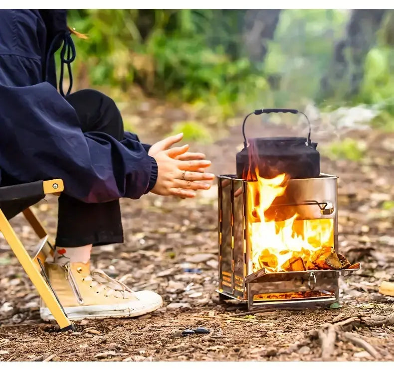 Camping Rocket Stove - Tent Keuken Koken, Draagbare Outdoor Kachel | Koken Tent Punten Buiten Roestvrij Staal Verwijderbare Kolenpannen Met Tent Draagtas Camping Rocket Stove - Tent Keuken Koken, Draagbare Outdoor Kachel | Koken Tent Punten Buiten Roestvrij Staal Verwijderbare Kolenpannen Met Tent Draagtas