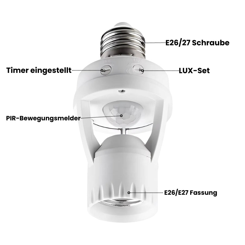 SmartLight - Adapter met bewegingsdetectie | 1+1 GRATIS