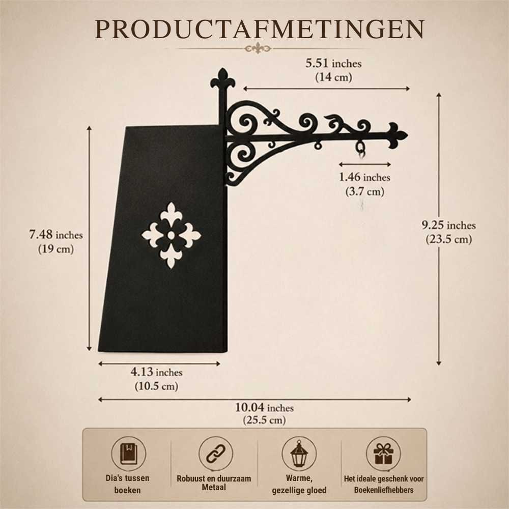 LanternLight — Vintage Boekensteun | 50% KORTING