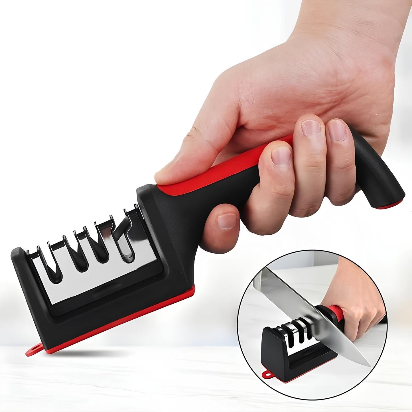 4-traps slijper voor messen en scharen