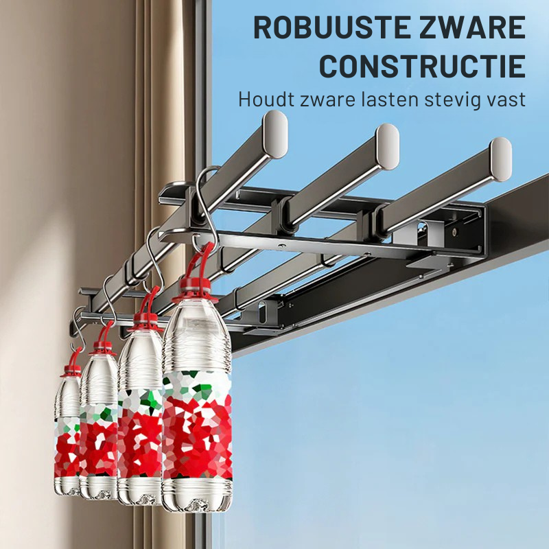 Homeplus – Opvouwbaar droogrek voor aan de muur | 50% KORTING