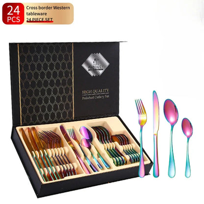 SteelElegance™ – 24-delige roestvrijstalen bestekset | 50% korting