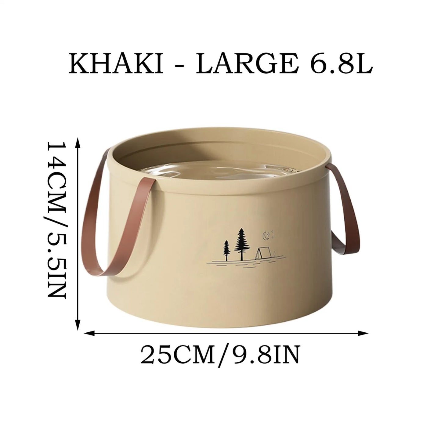 FlexiBucket™ – Opvouwbare emmer met handvat | 1+1 GRATIS