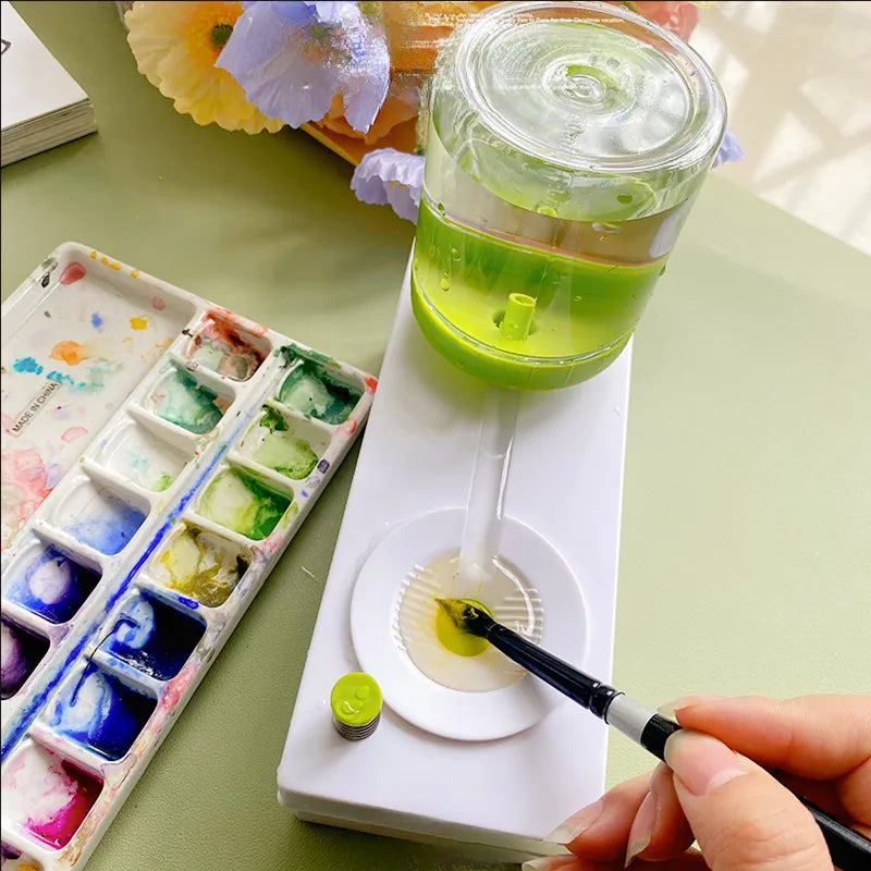 BrushRinser – Schone kwasten met één druk op de knop | 50% korting