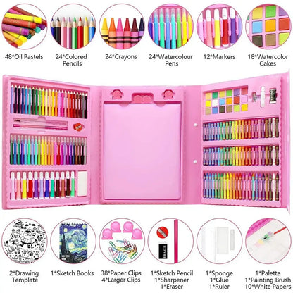 KreativBox - 208 kunstschilderijsets voor kinderen | 50% KORTING
