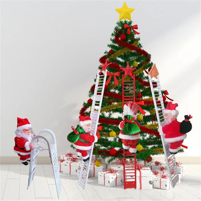 Clausie - Kerstman met ladder | 50% KORTING