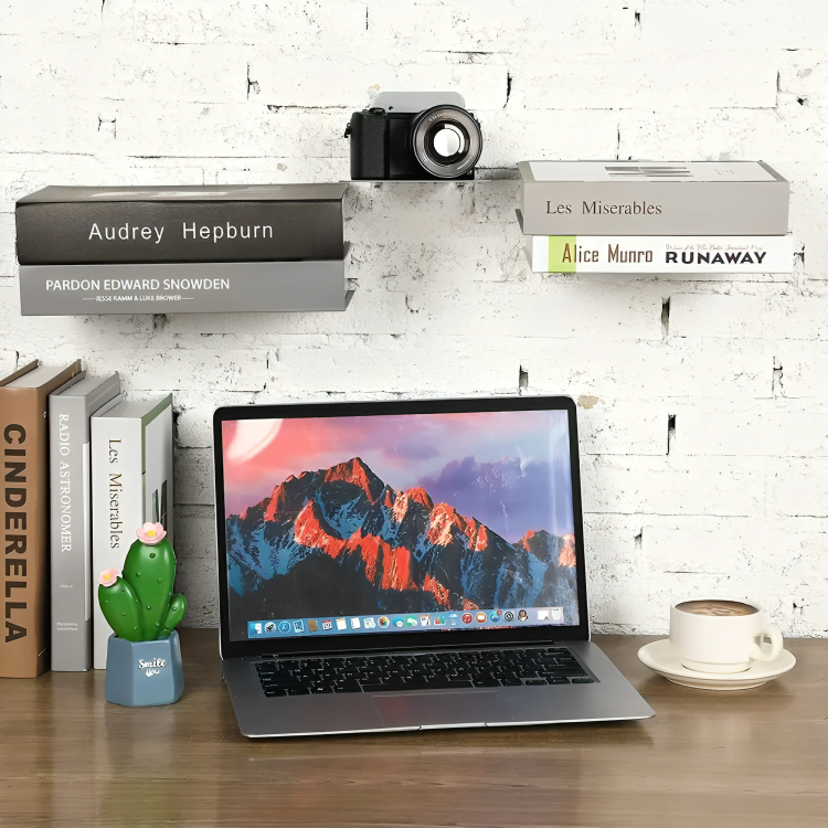 Booksy – Onzichtbare Wandplank die Ruimte Bespaart  | 1+2 GRATIS