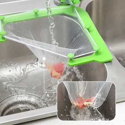 CleanSink™ – Driehoekig Afvalfilter voor Efficiënte Afvalscheiding | 1+1 GRATIS