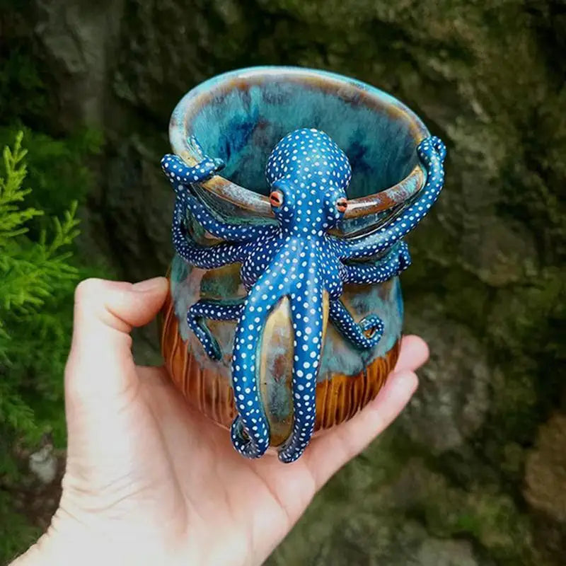 AquaMuse – Tentakel Koffiemok Design | 50% KORTING