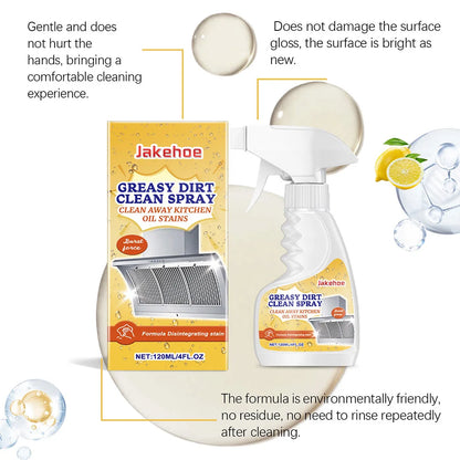 GreaseOff Pro™ – Krachtige keukenolie- en vetverwijderaar spray 120 ml | 1+1 GRATIS