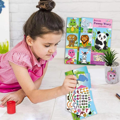 DIY stickerboek knutselen voor jongens en meisjes