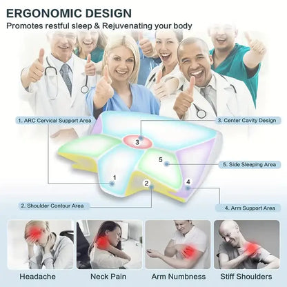 Ergonomisch kussen met traagschuim