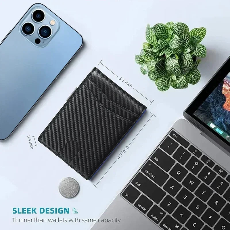 CarbonGuard™ – Slanke Portemonnee met RFID | 1+1 GRATIS
