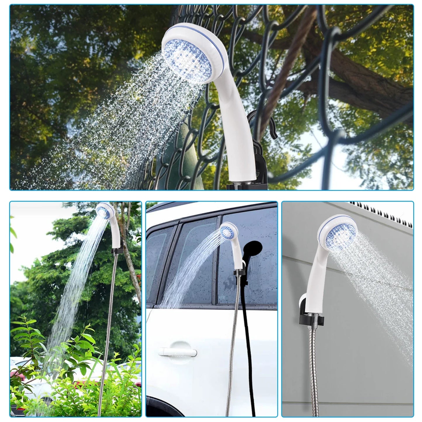 Tadomoe Douche Solaire Camping 20l, Douche Camping avec Douchette pour Camping, Randonnée et Plage Tadomoe Douche Solaire Camping 20l, Douche Camping avec Douchette pour Camping, Randonnée et Plage